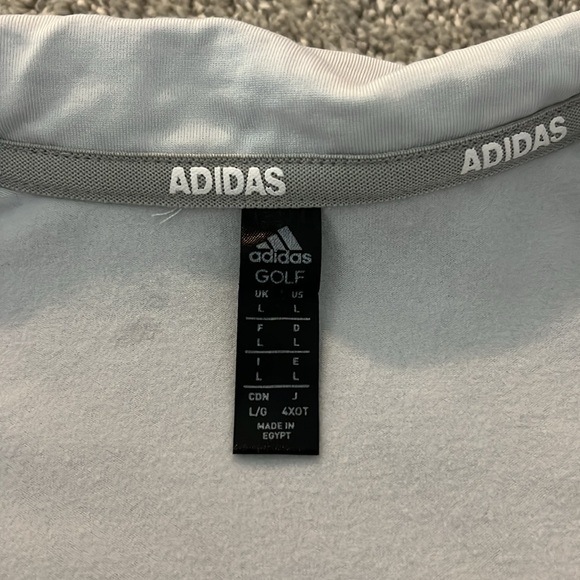 White Adidas women’s large zip up jacket - Picture 3 of 3